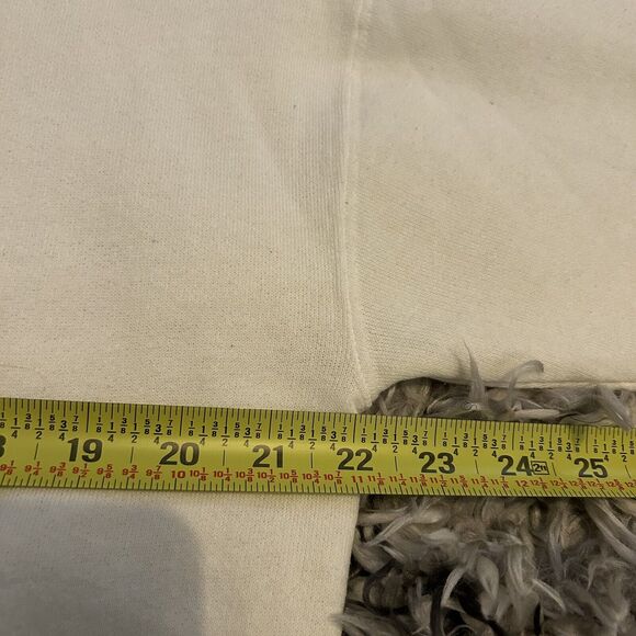 Vintage 90s Levis Denim Jeans Graphic Sweatshirt Size XL Made In USA White - Picture 13 of 13